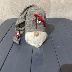Gray Holiday Gnome